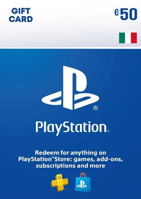 PlayStation-Network-Gift Card-Italy-50-EUR-mydigitallicense